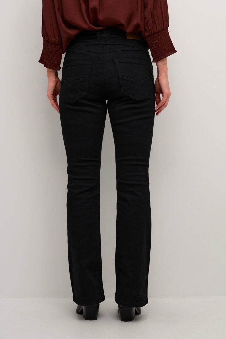 Cream: Amalie Bootcut 34" Jeans Black