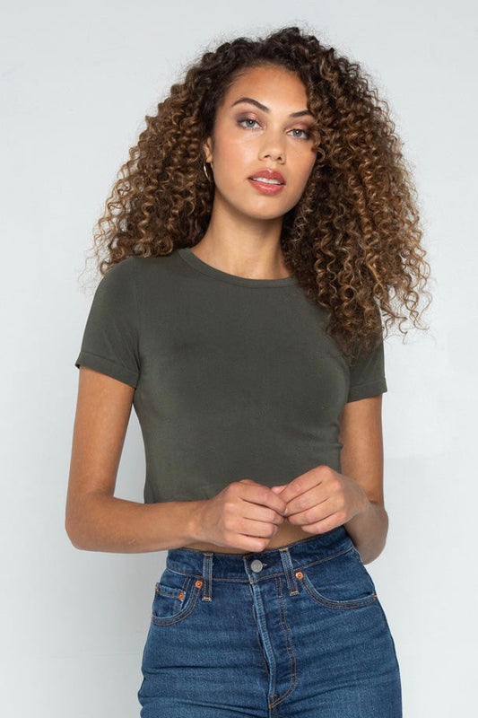 C'est Moi: Bamboo Crop Top (Many Colours)