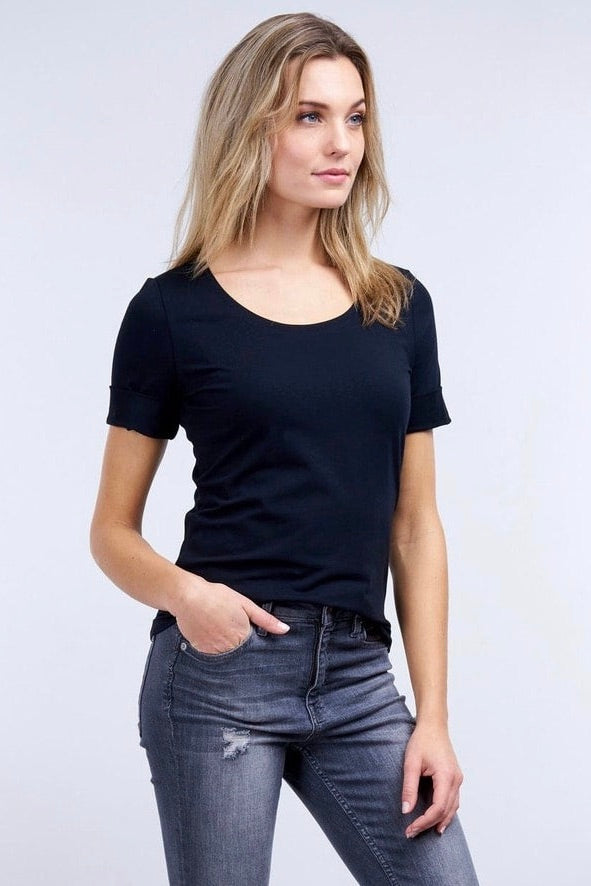 Repeat: Roll Sleeve T-Shirt (2 Colours)