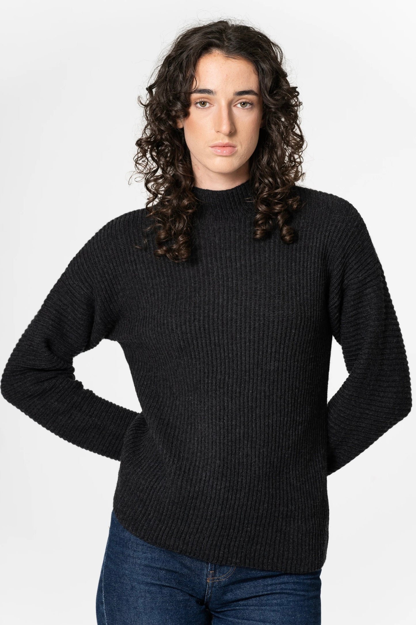 Dinadi: Merino Rib Sweater (2 Colours)