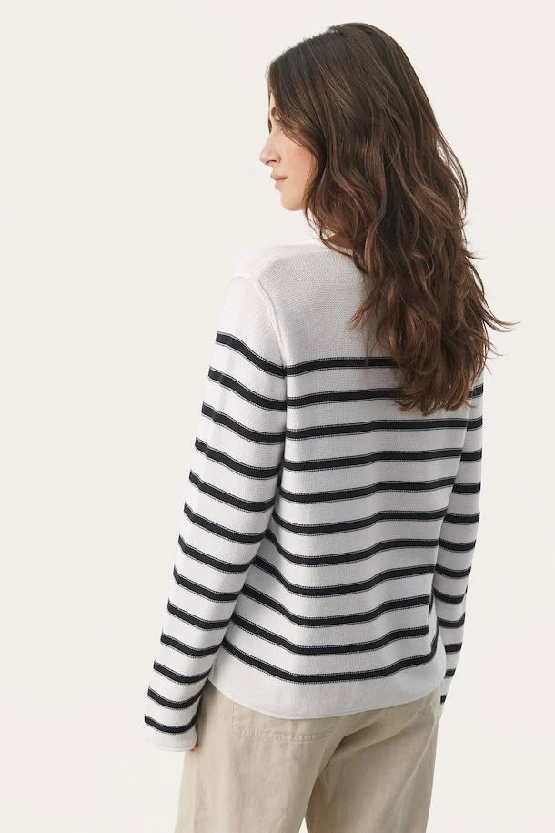 Part Two: Organic Cotton Striped Sweater
