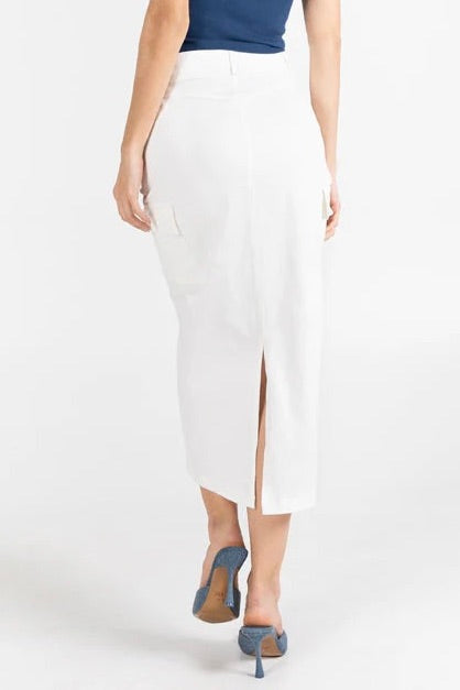C'est Moi: Cotton Cargo Skirt