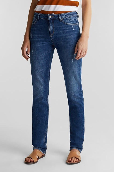 Esprit: Mid Rise Straight Jeans