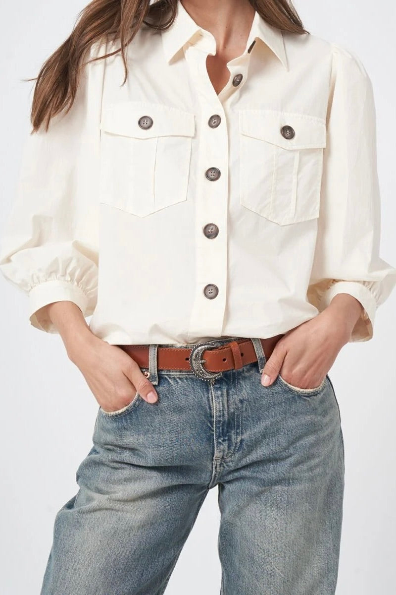 Repeat: Cotton Blouse Jacket