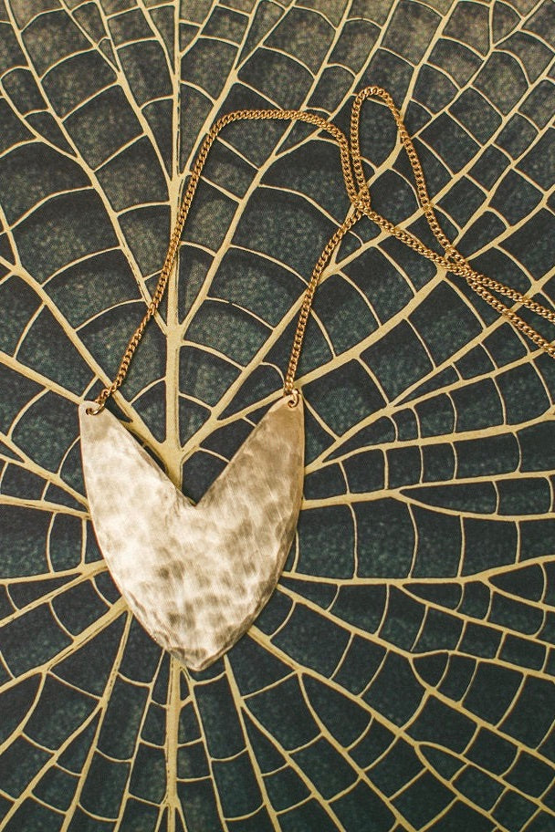 Enarmoured: Tulip Shield Necklace