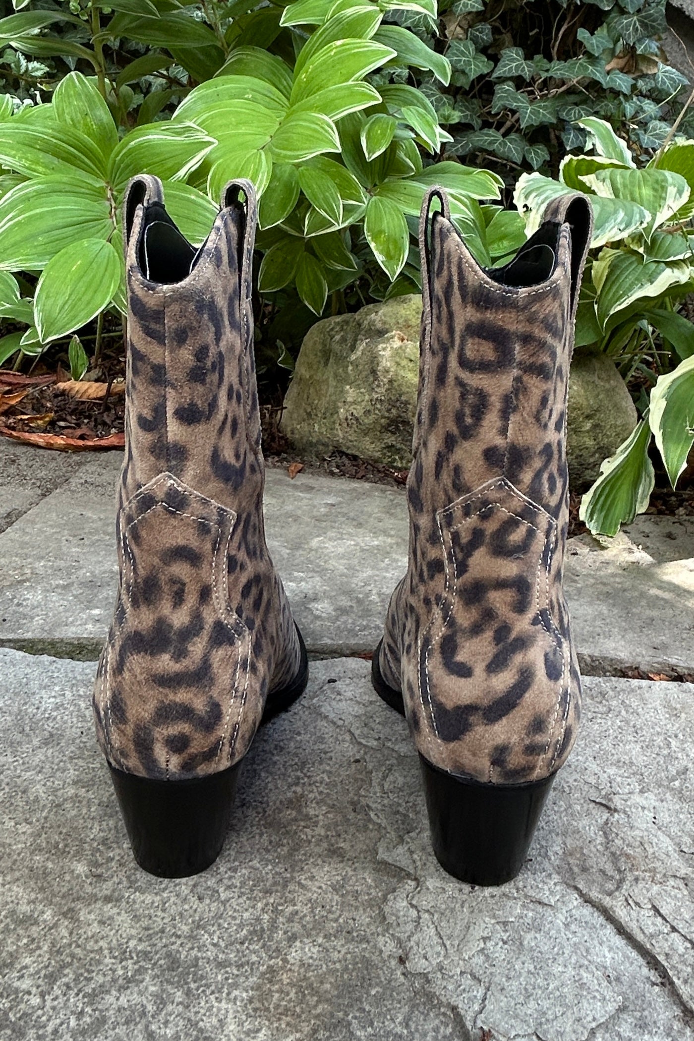 Free People: Leopard Boots