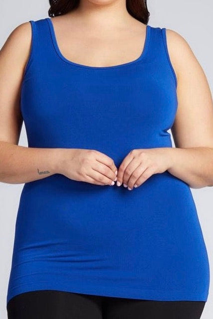 C'est Moi: Bamboo Plus Size Tank (5 Colours)