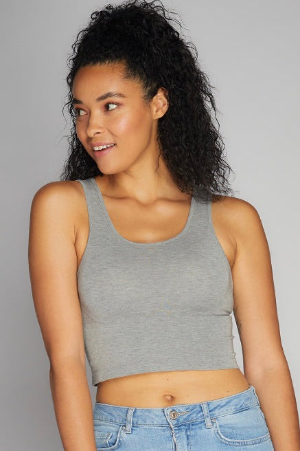 C'est Moi: Bamboo Cropped Tank (6 Colours)