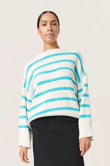 Soaked in Luxury: Ravaline Striped Sweater