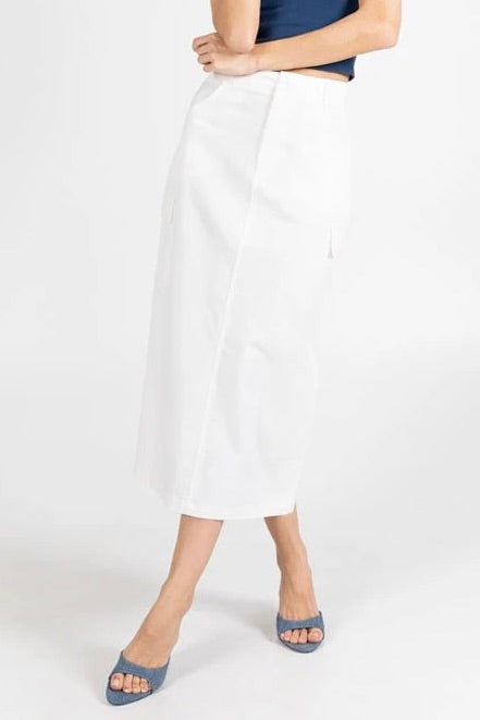 C'est Moi: Cotton Cargo Skirt