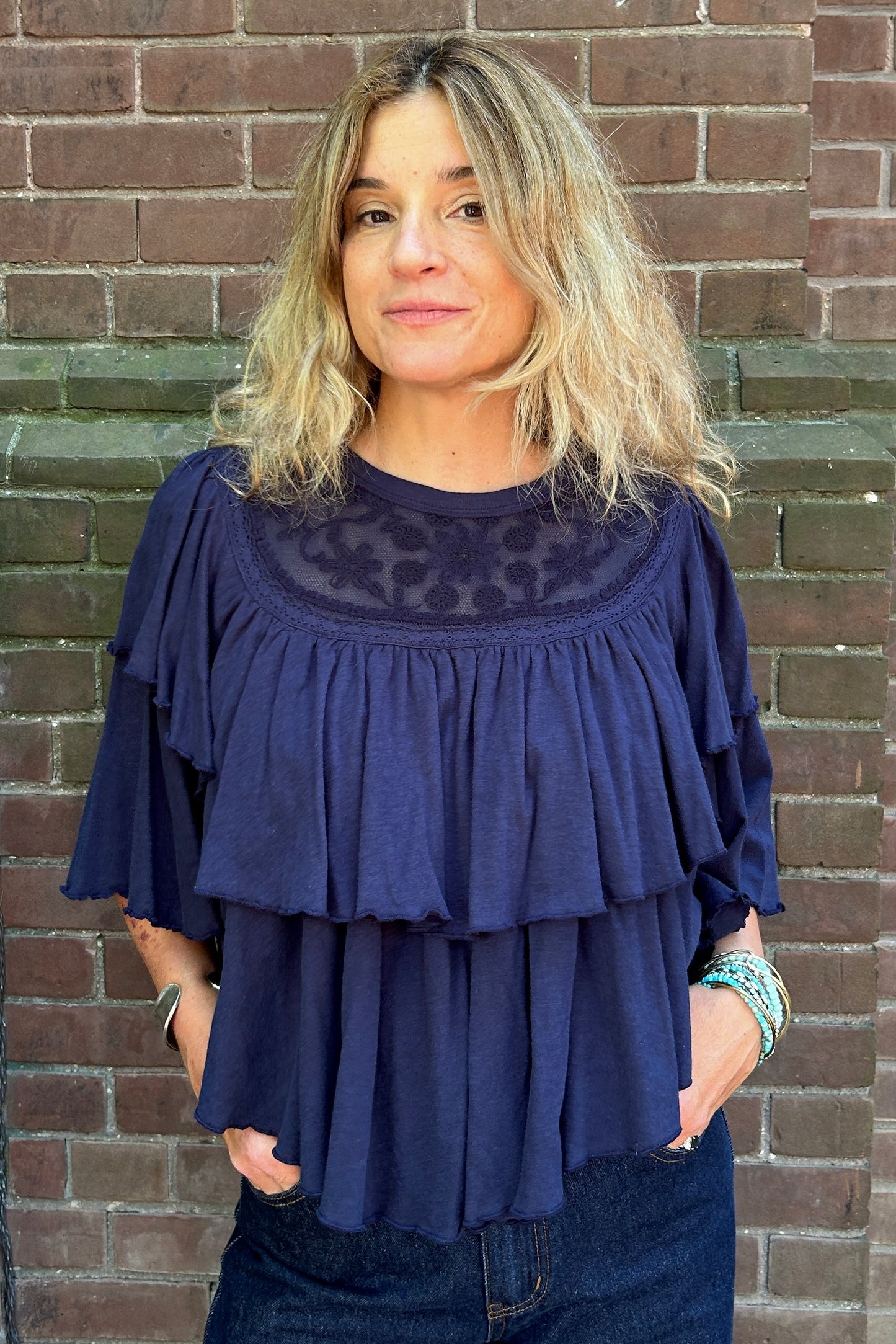 Free People: Rose Party Tee (2 Colours)