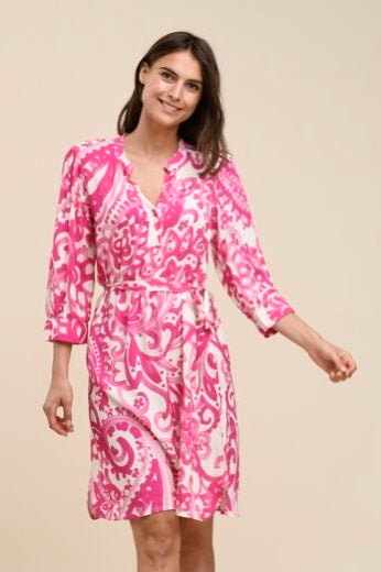 La Fee Maraboutee: Pink Printed Dress