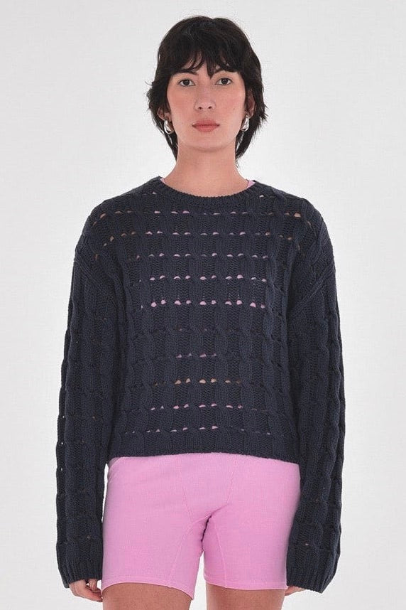 Paper Label: Ella Cable Sweater (2 Colours)