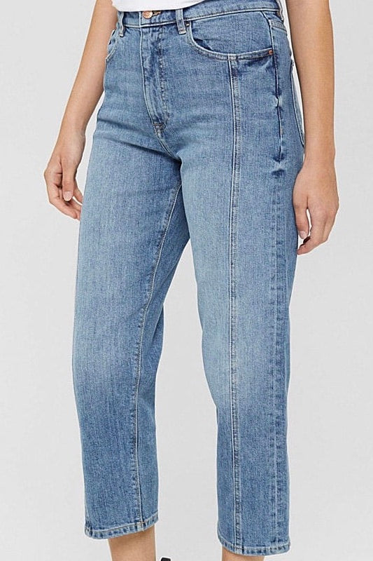 Esprit: Cropped Organic Dad Jeans