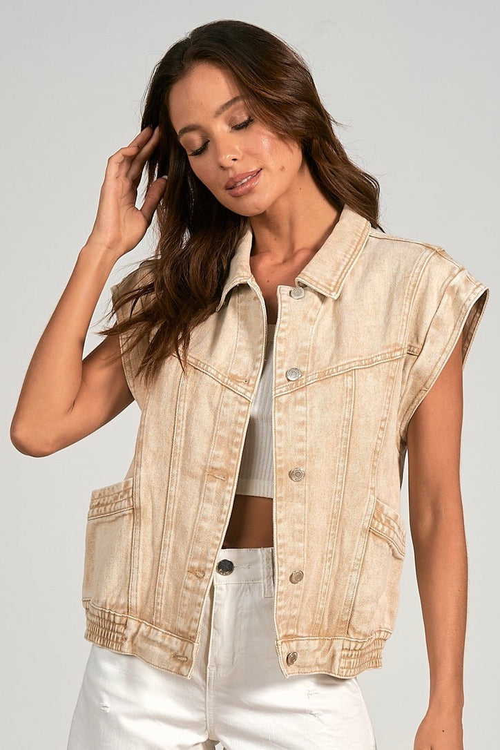 Elan: Joy Denim Vest
