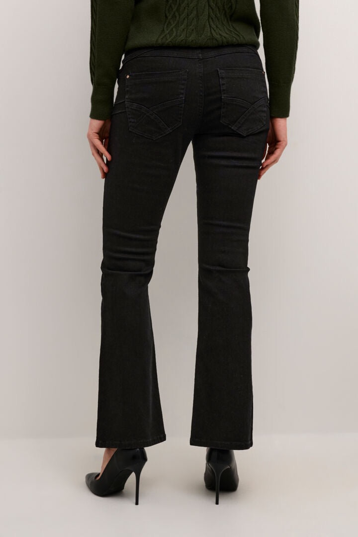 Cream: Amalie Bootcut 34" Jeans Black