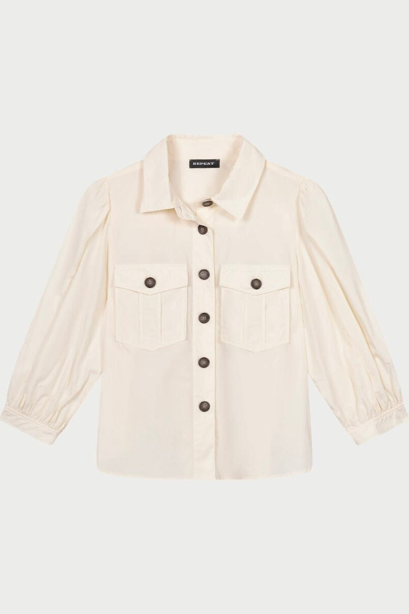 Repeat: Cotton Blouse Jacket