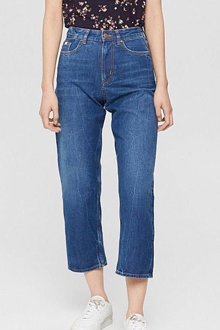 Esprit: High Rise Dad Fit Cropped Jeans