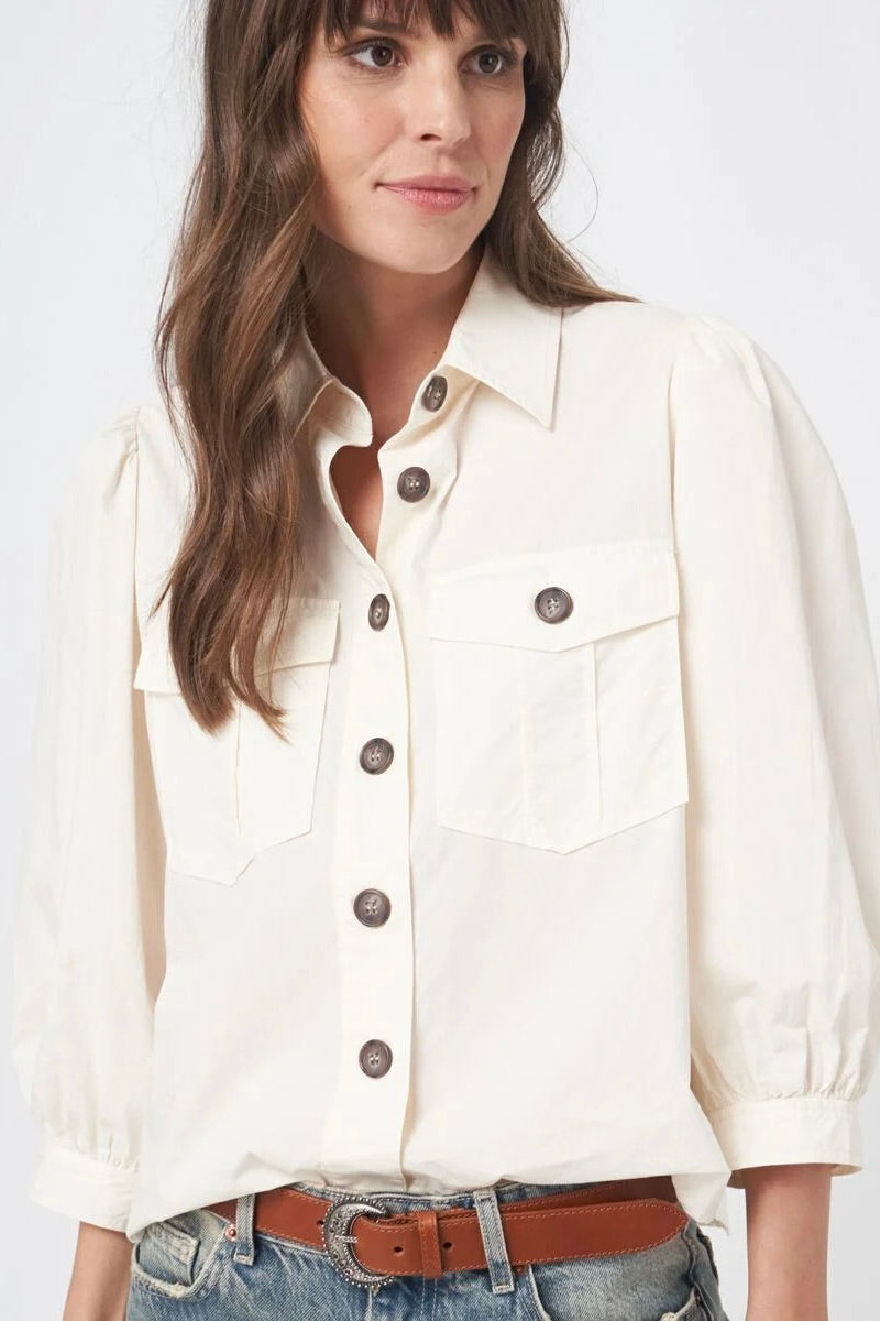 Repeat: Cotton Blouse Jacket