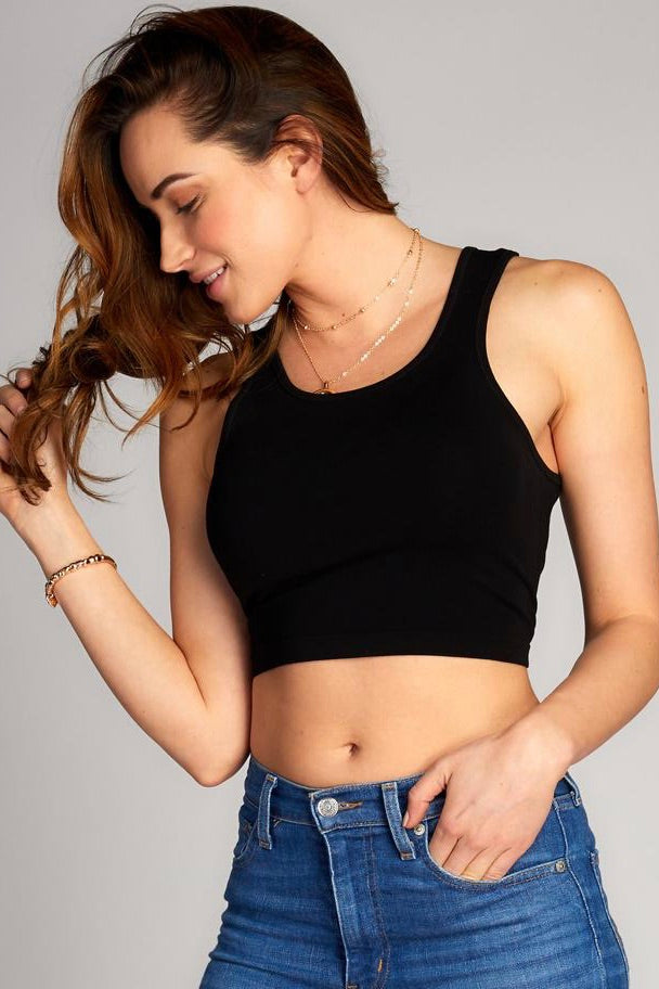 C'est Moi: Bamboo Cropped Tank (6 Colours)