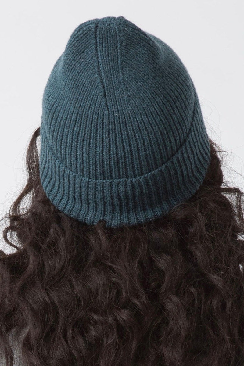 Dinadi: Merino Handknit Rib Hat (2 Colours)