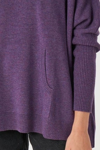 Repeat: Pocket Turtleneck Sweater (2 Colours)