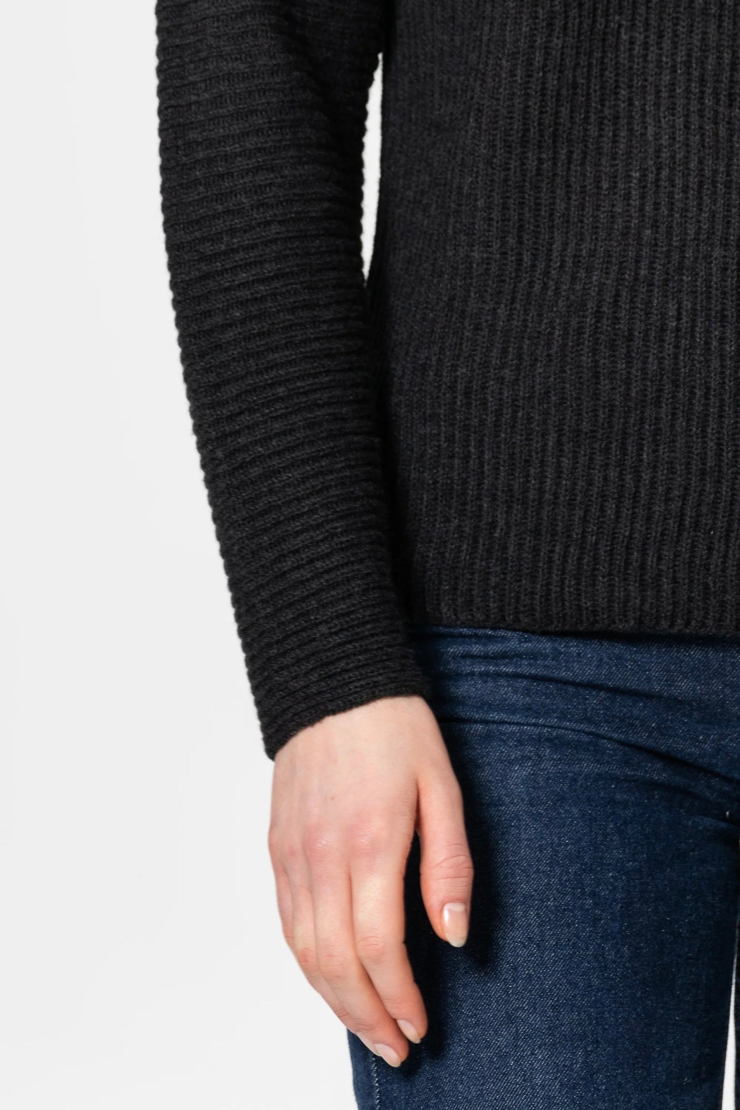 Dinadi: Merino Rib Sweater (2 Colours)