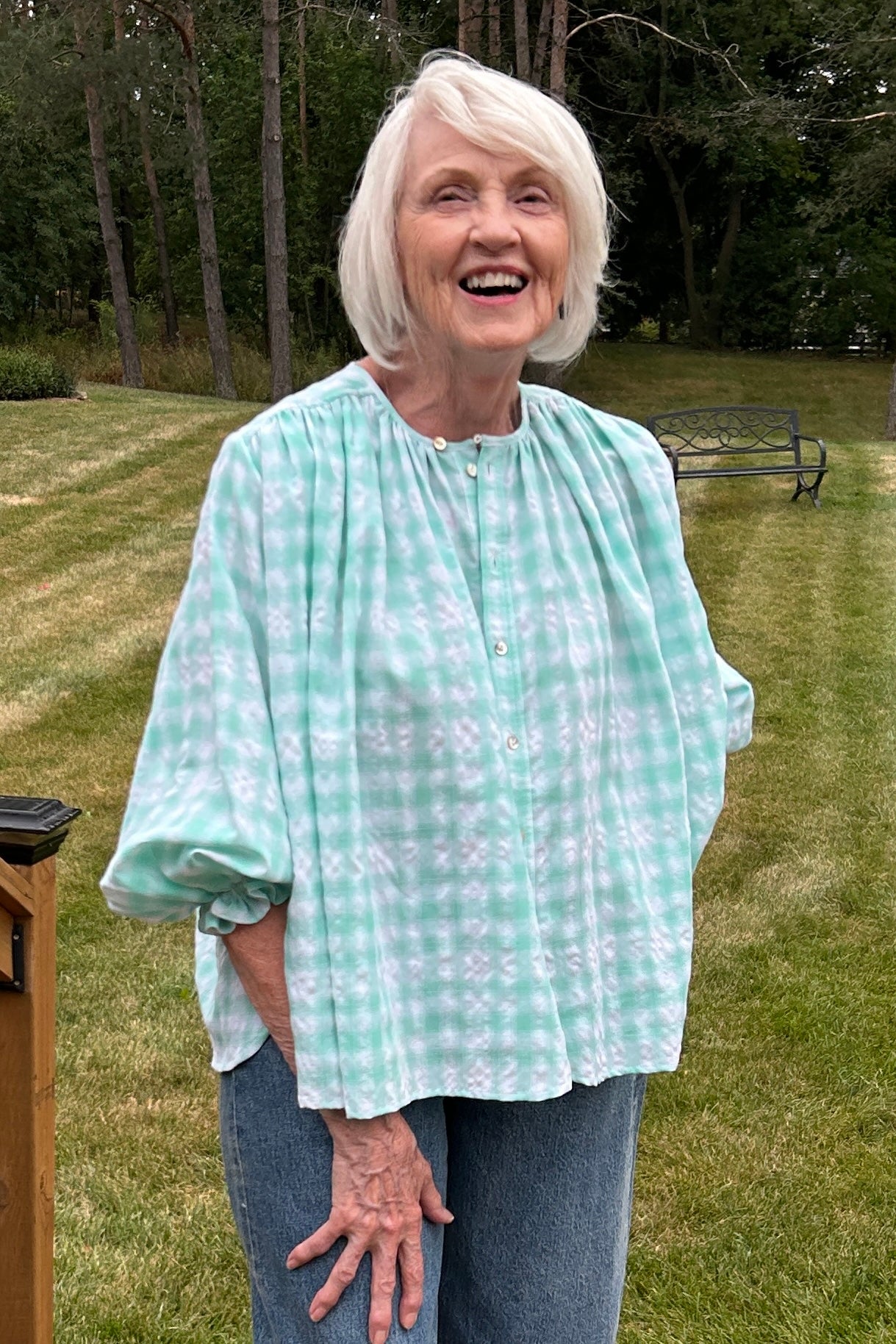 JC Sophie: Gabon Check Blouse