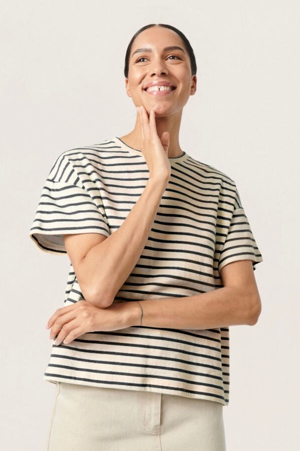 Soaked in Luxury: Ingo Striped Tee (2 Colours)