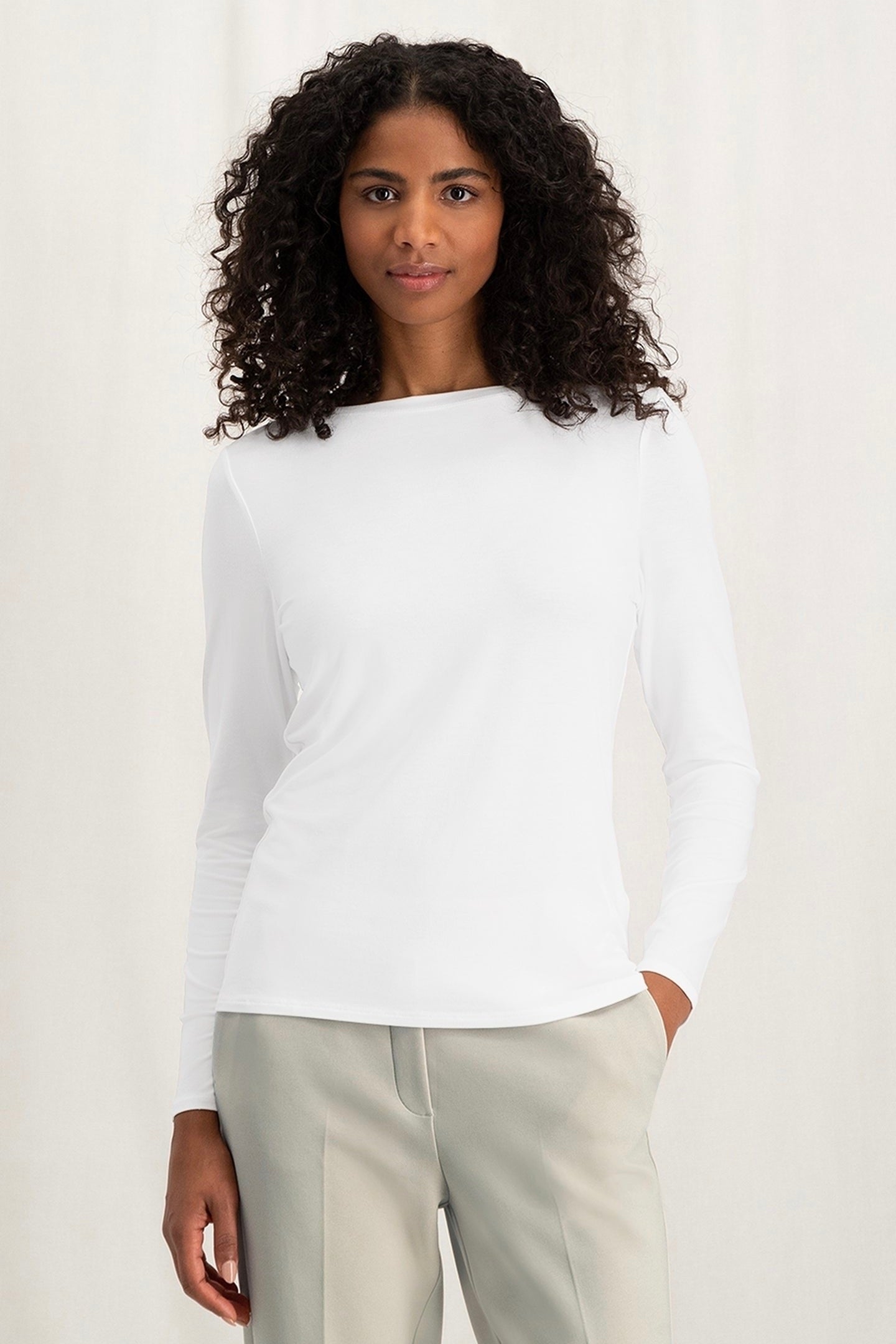 Yaya: Boatneck Long Sleeve (2 Colours)