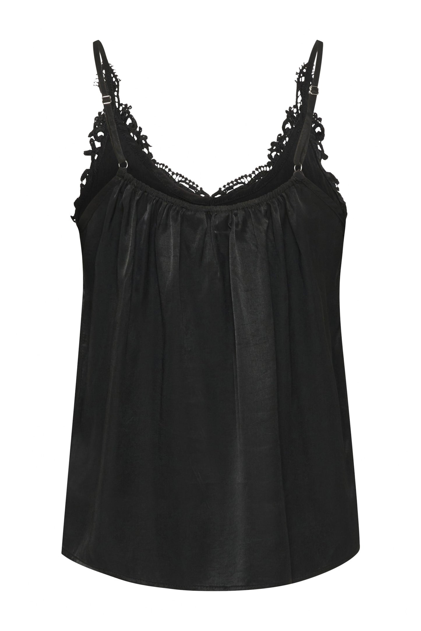 Cream: Lace Trimmed Camisole (8 Colours)