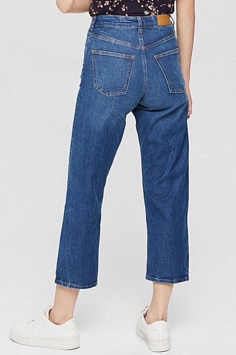 Esprit: High Rise Dad Fit Cropped Jeans