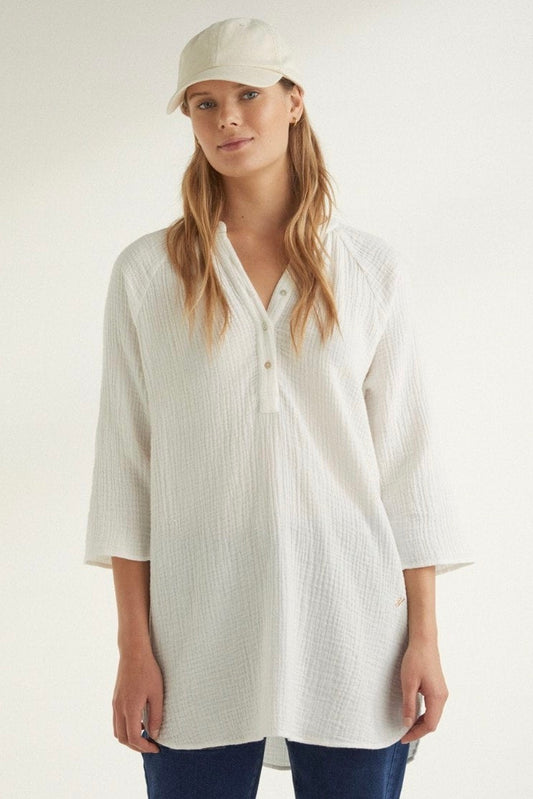 Yerse: Shirt with Buttons White
