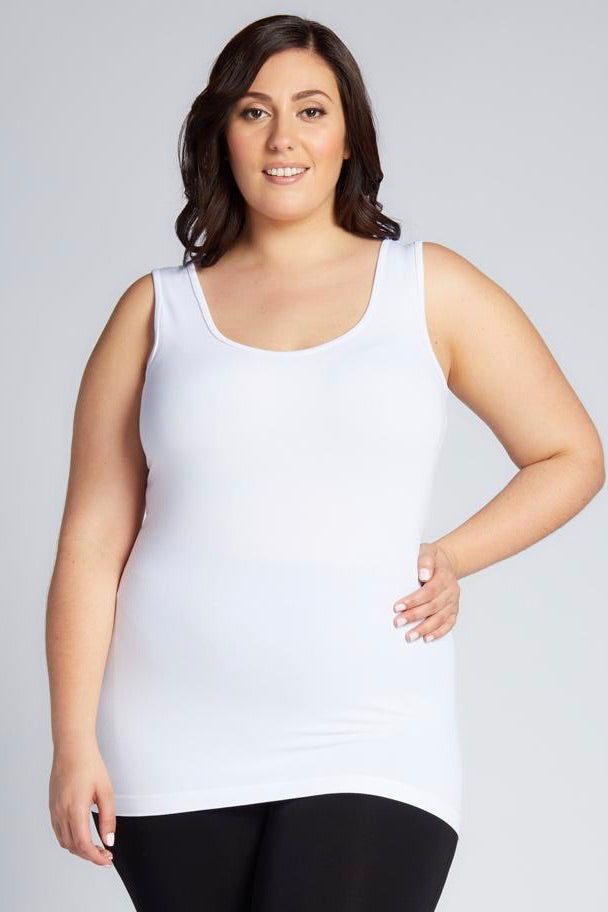 C'est Moi: Bamboo Plus Size Tank (5 Colours)