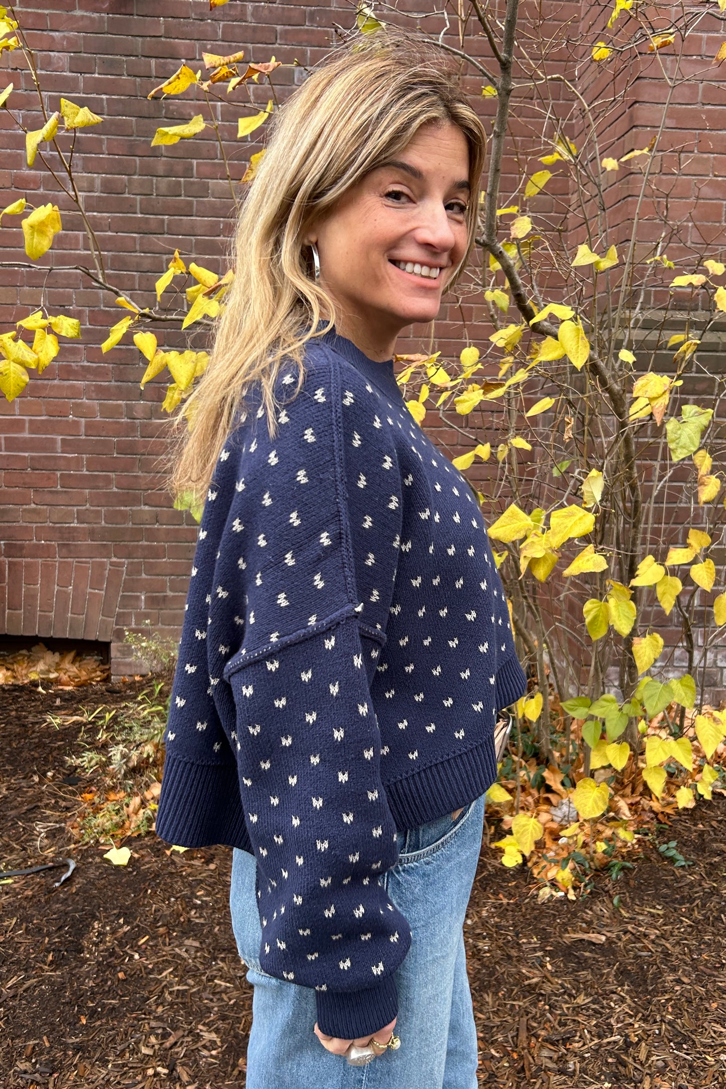 Free People: Easy Street Patterned Sweater