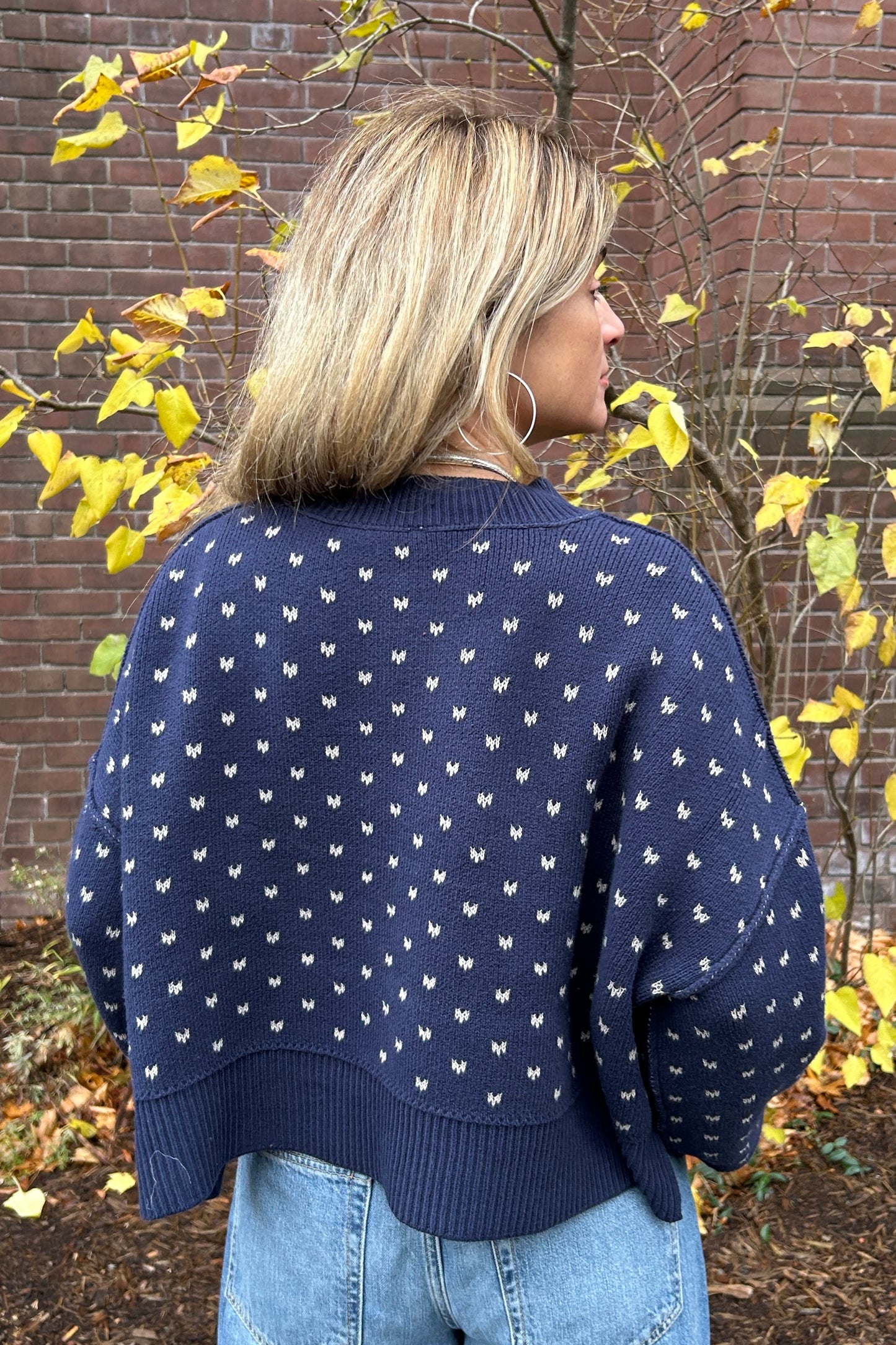 Free People: Easy Street Patterned Sweater