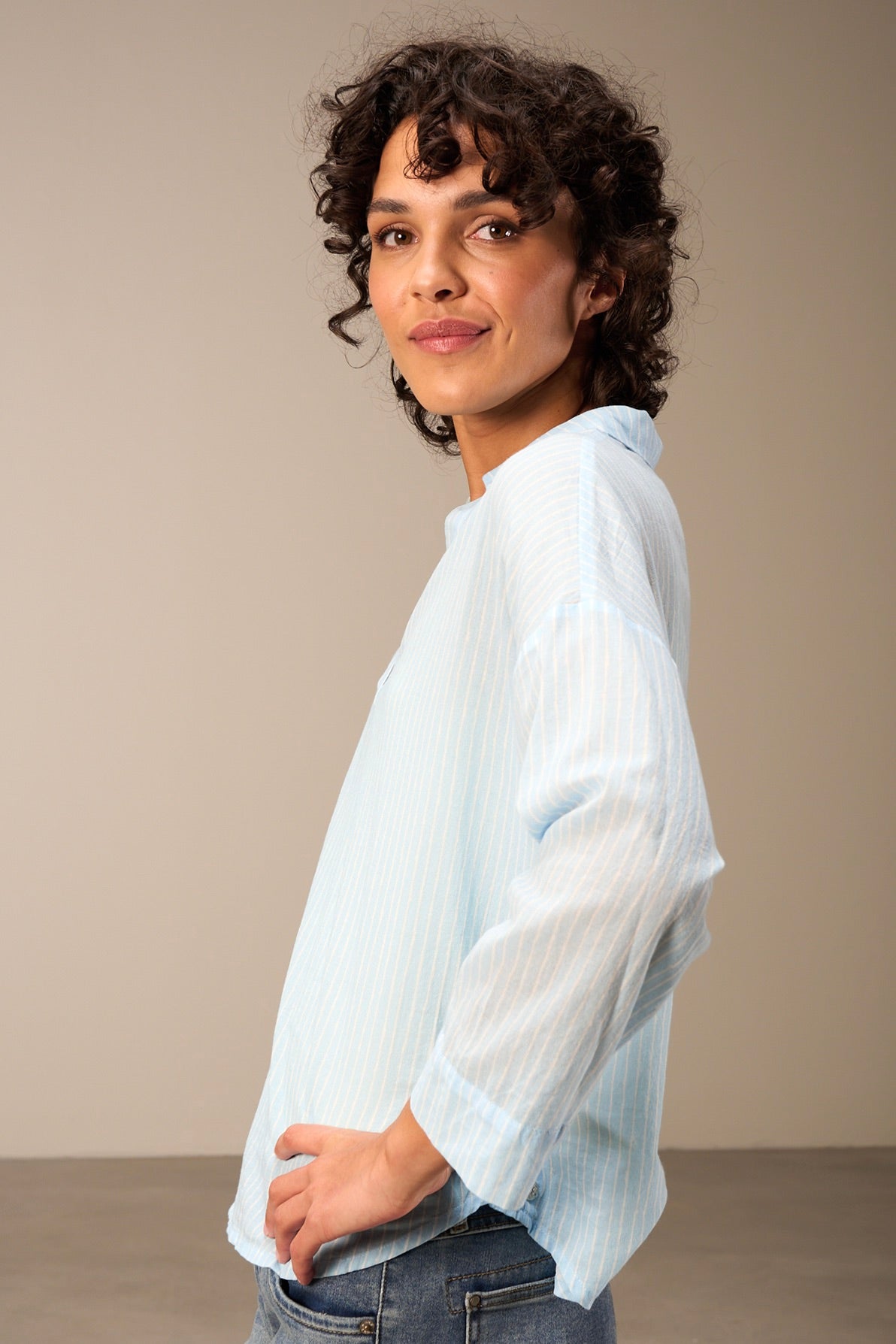 Nile: Striped Blouse