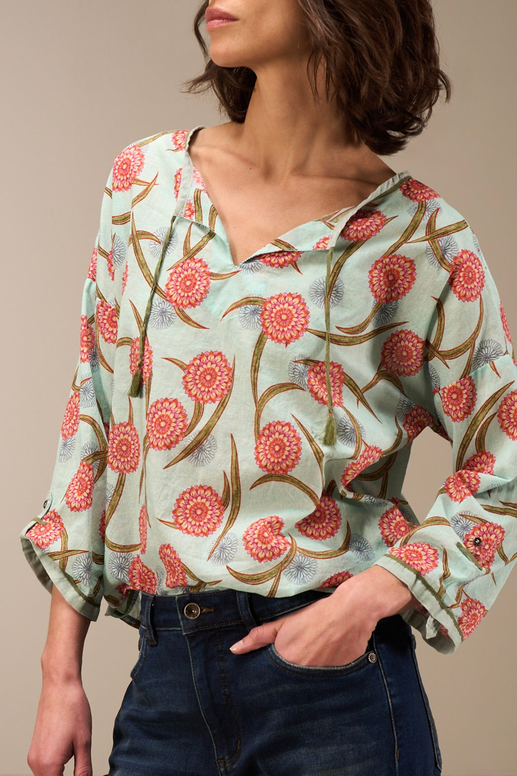 Nile: Cotton Blouse (2 Colours)