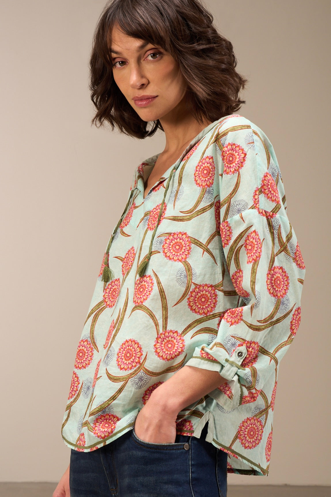 Nile: Cotton Blouse (2 Colours)