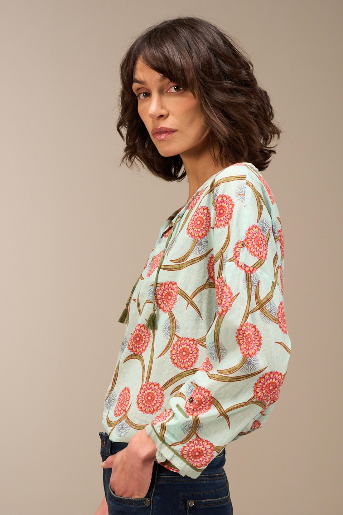 Nile: Cotton Blouse (2 Colours)