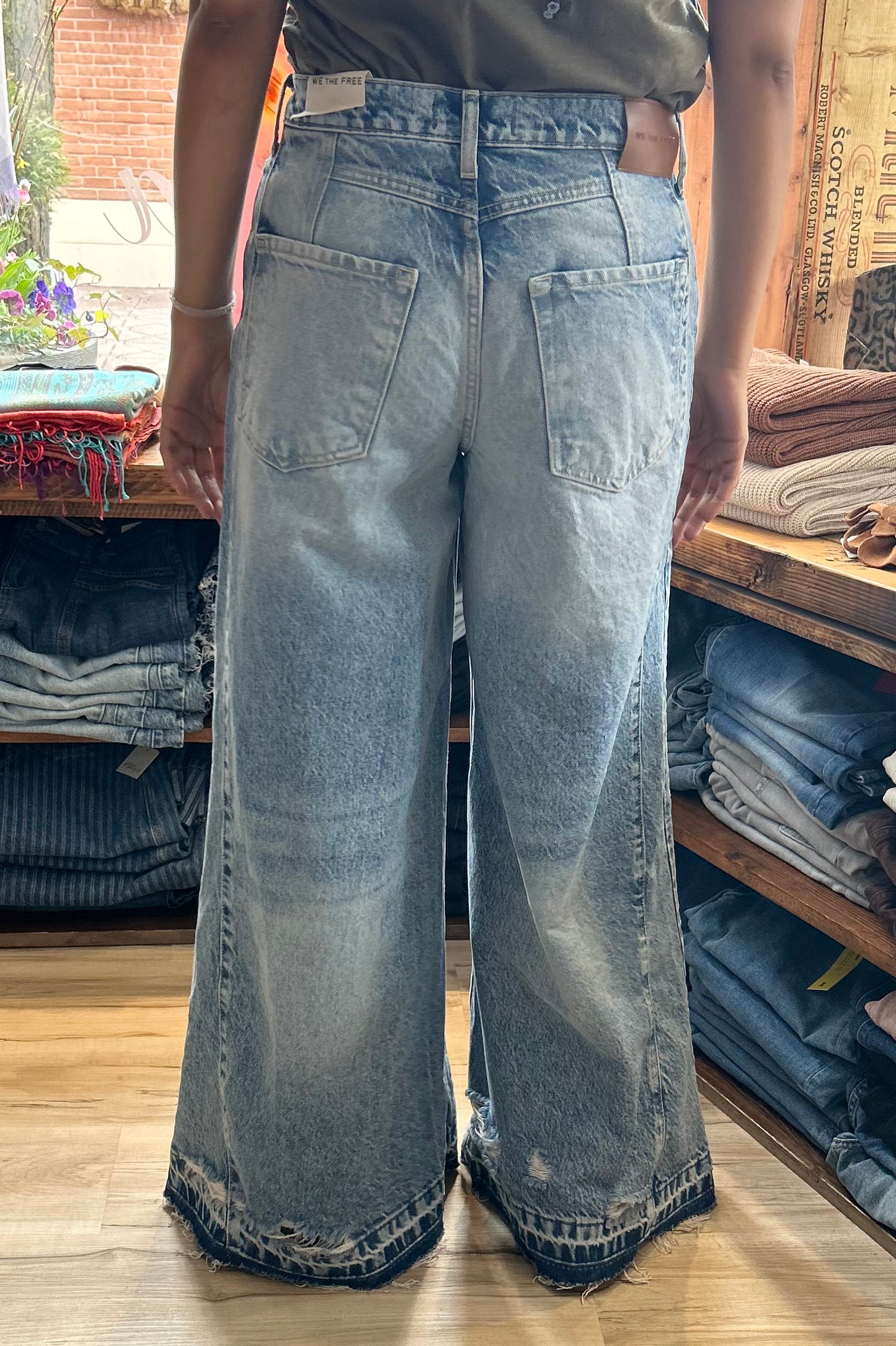 Free People: Apollo Wide Jeans