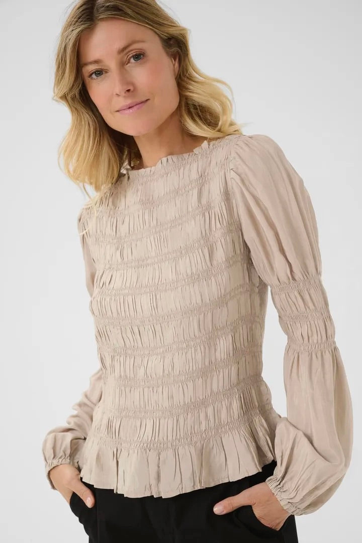 Cream: Henva Blouse (3 Colours)