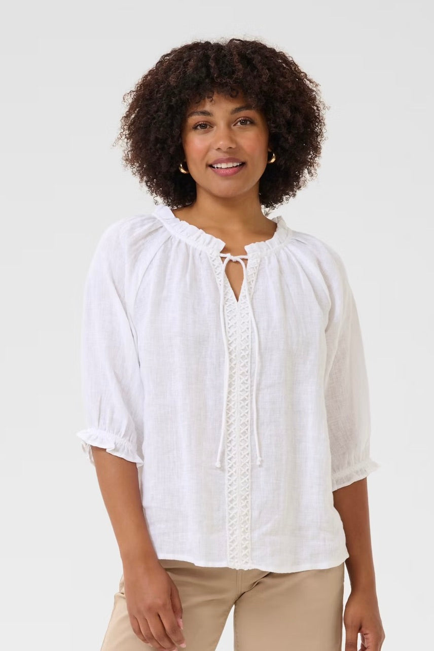 Cream: Bellis Blouse