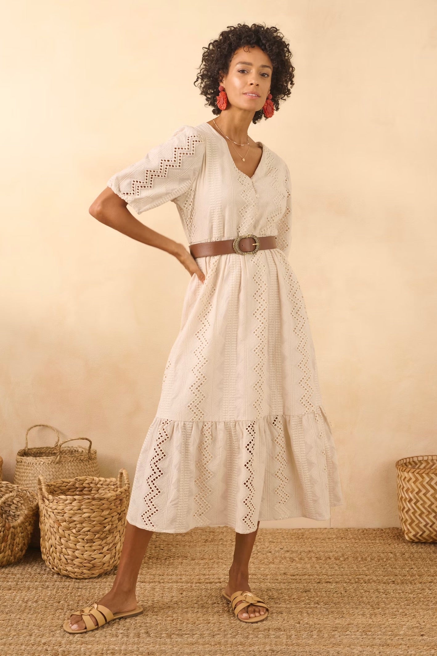 Cream: Brielle Dress