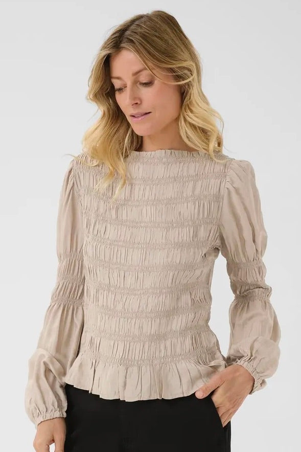 Cream: Henva Blouse (3 Colours)