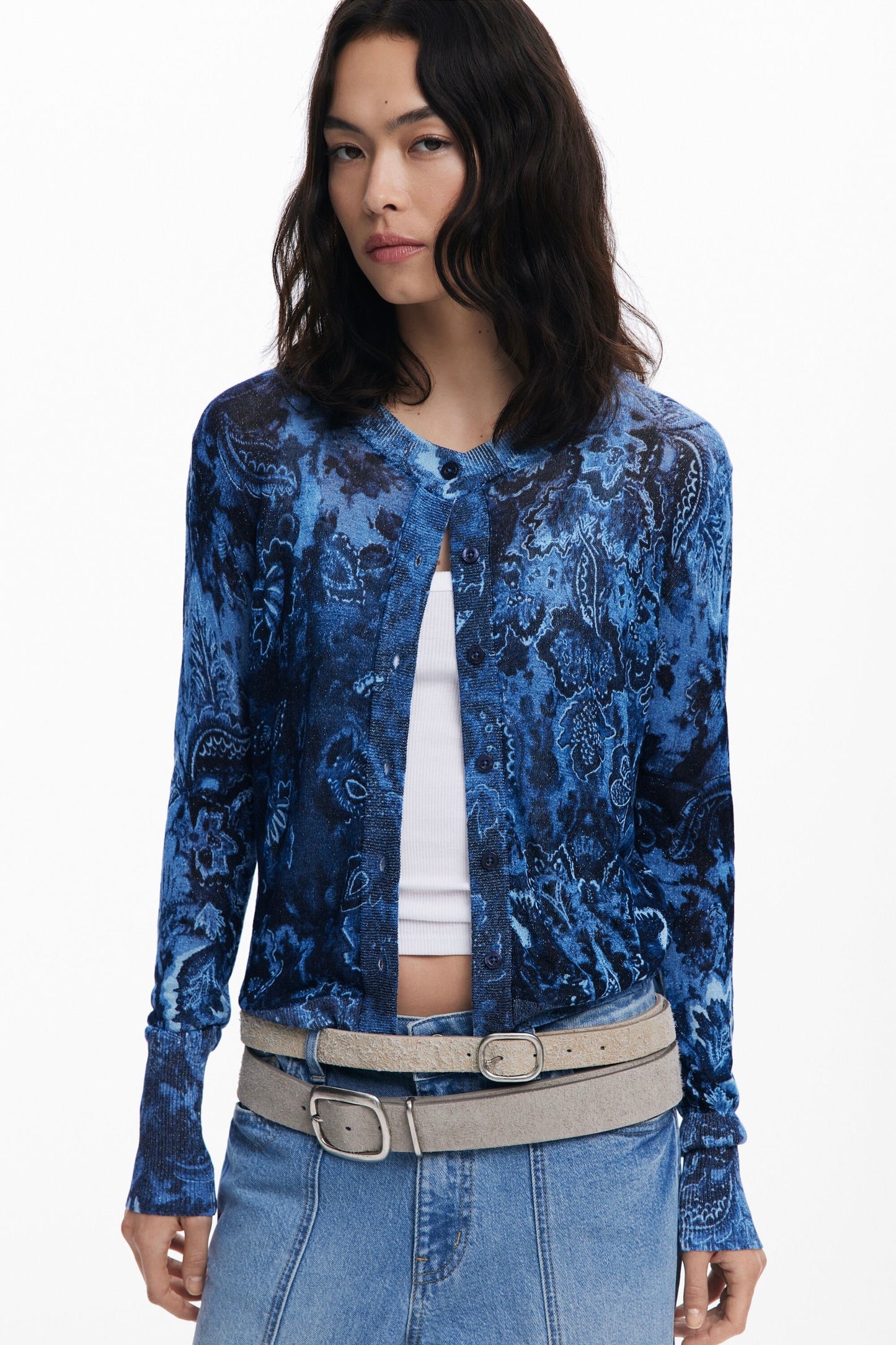 Desigual: Button Sweater