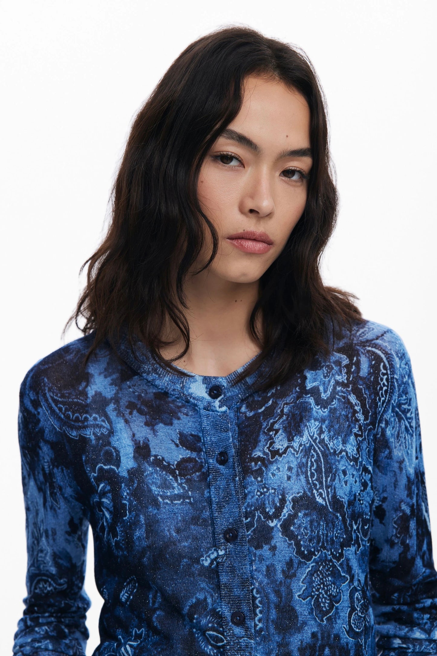 Desigual: Button Sweater