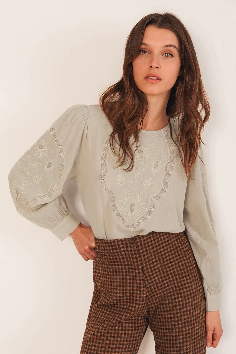 Indi & Cold: Embroidered Blouse
