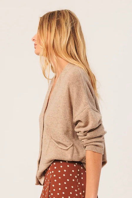 Indi & Cold: Beige Cardigan
