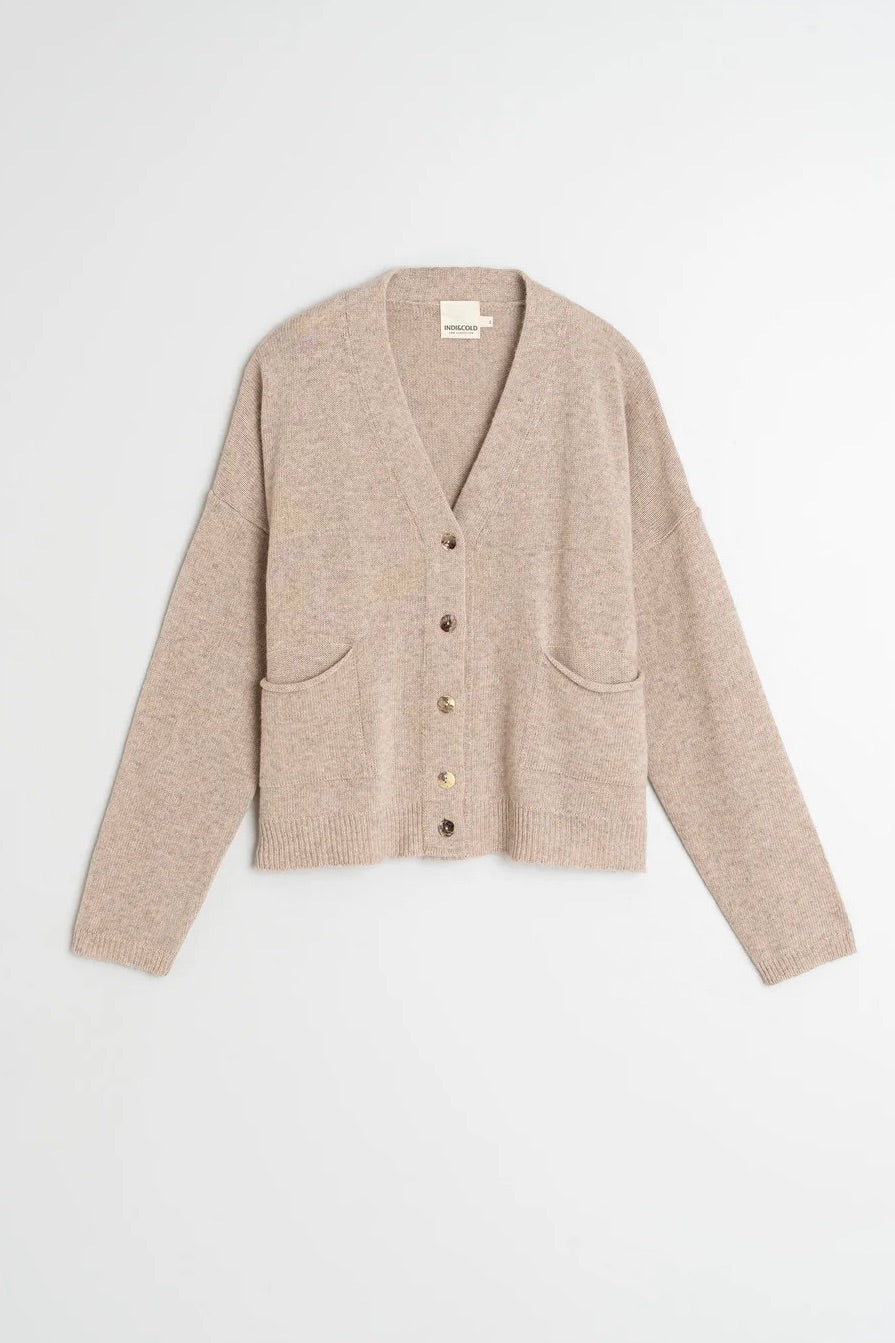 Indi & Cold: Beige Cardigan
